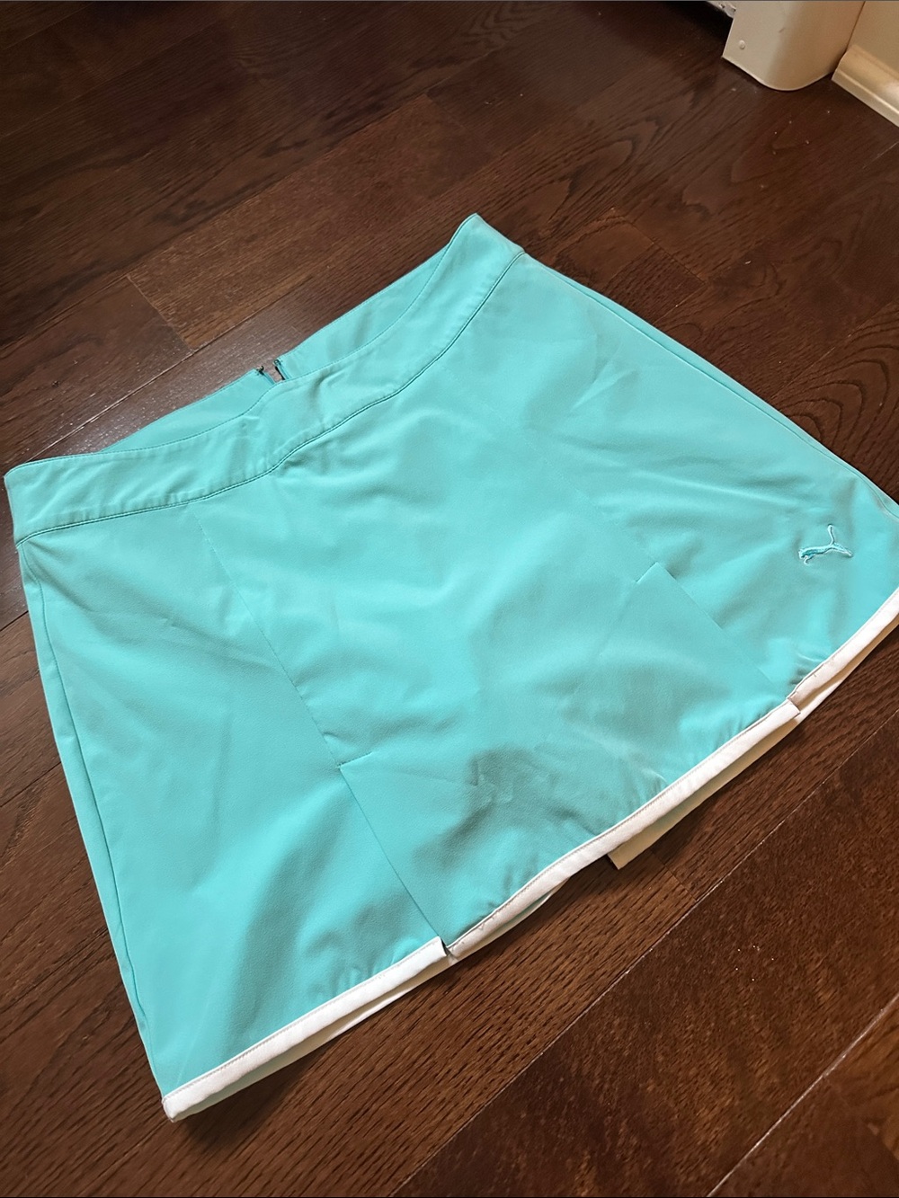 Puma Aqua Athletic Skort with White Hem